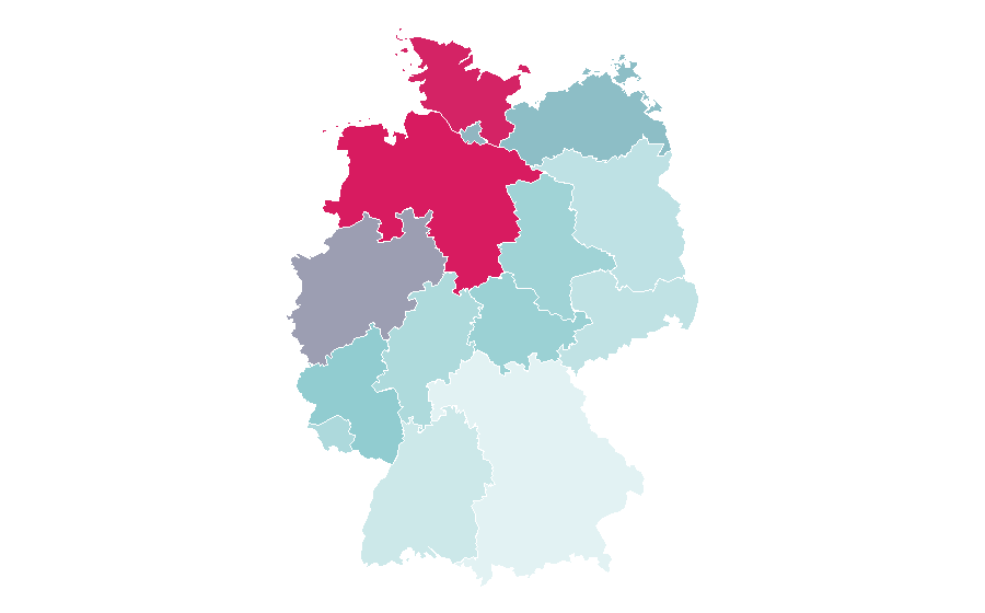 Affinity by region — Fury in the Slaughterhouse, Germany