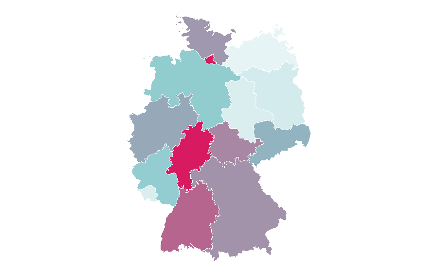 Affinity by region — Futsal, Germany