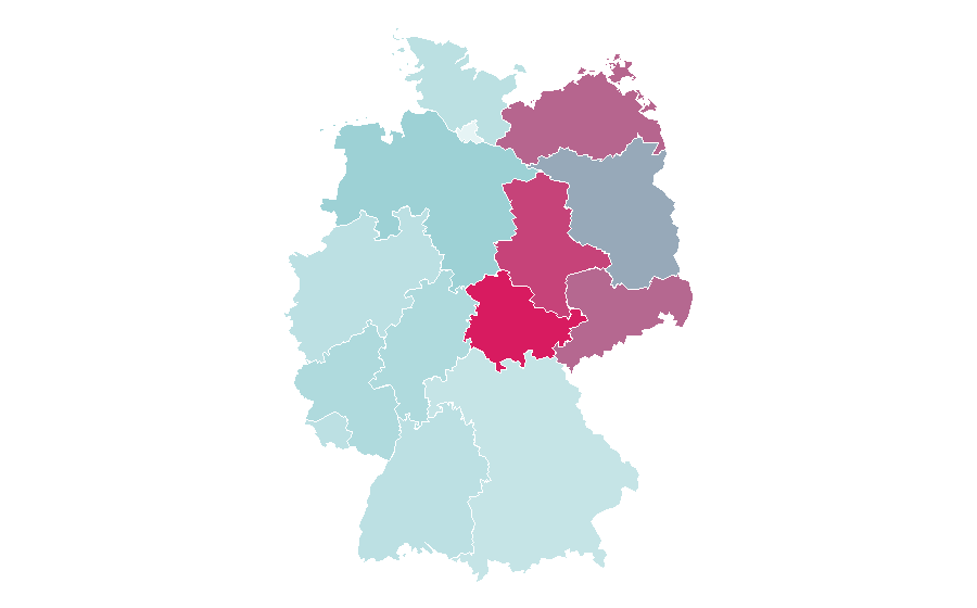 Affinity by region — G. G. Anderson, Germany