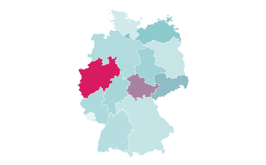 Affinity by region — G-Star, Germany