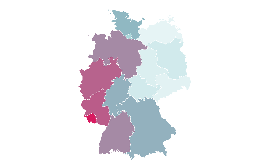 Affinity by region — Gabriela Sabatini, Germany