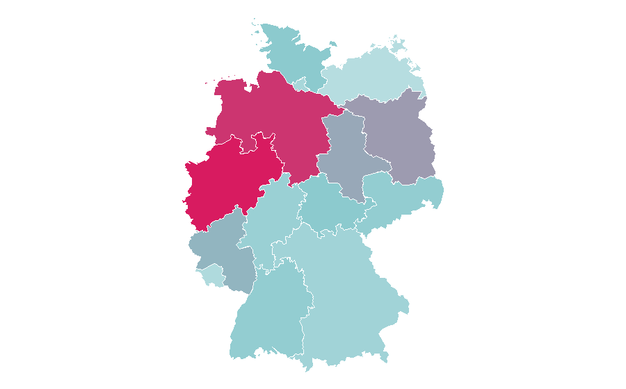 Affinità per regione — Gadget, Germania