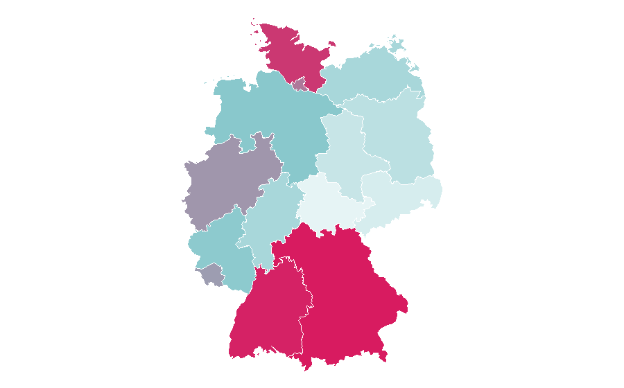 Affinity by region — Gala, Germany