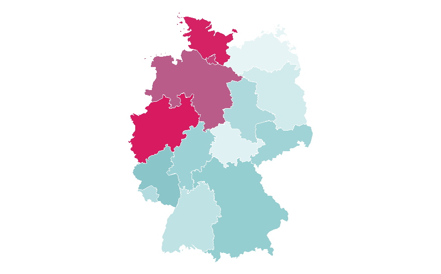 Affinity by region — Games Workshop, Germany