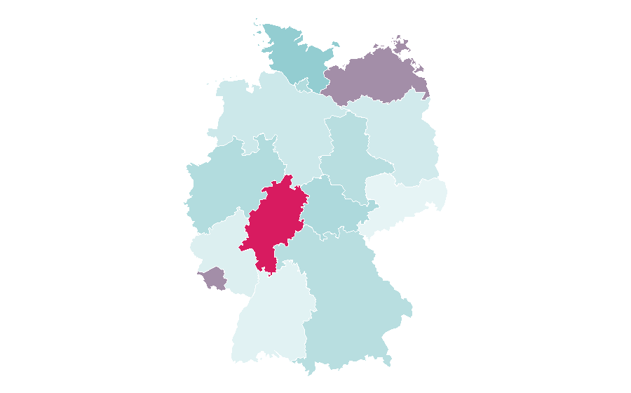 Affinity by region — GameZone, Germany