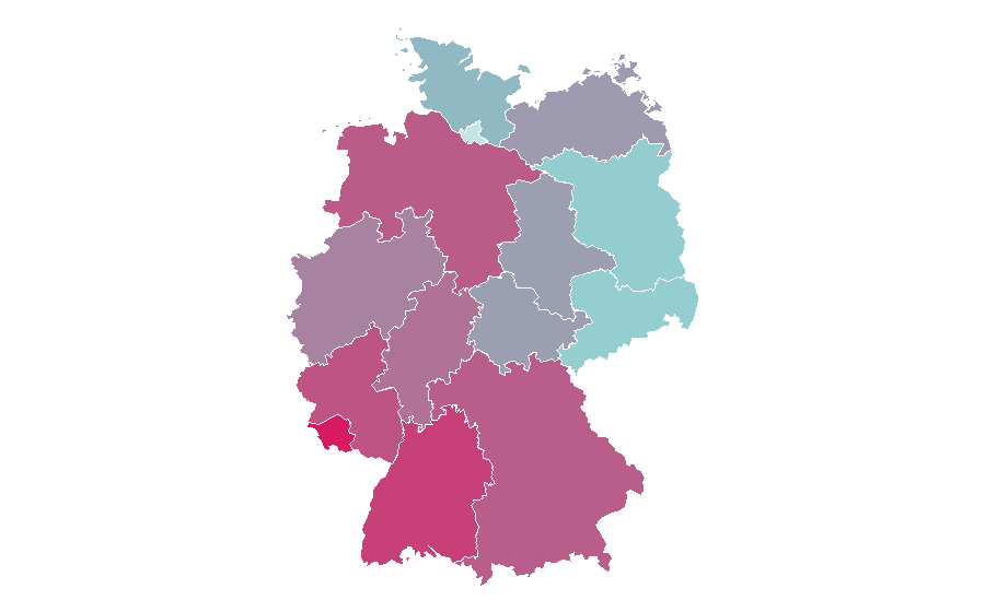 Affinity by region — Garage door, Germany
