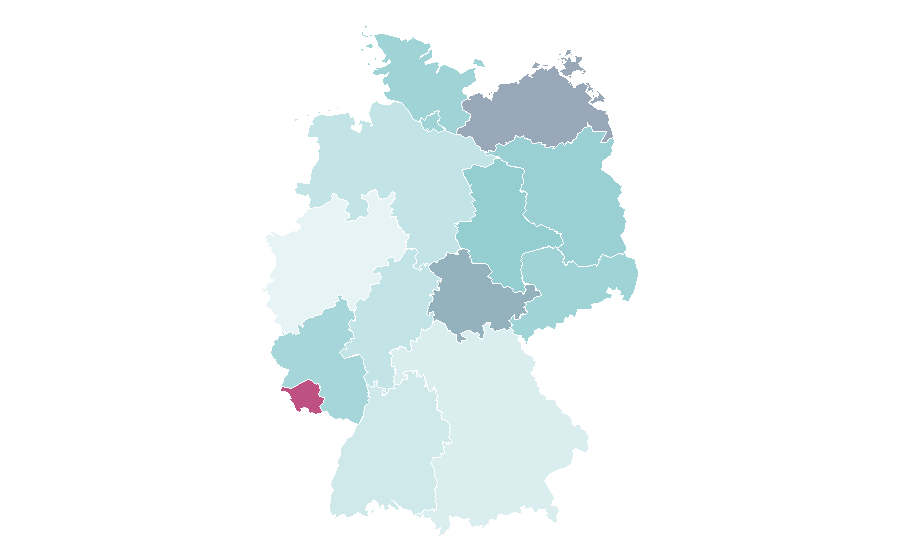 Affinity by region — Garage rock, Germany