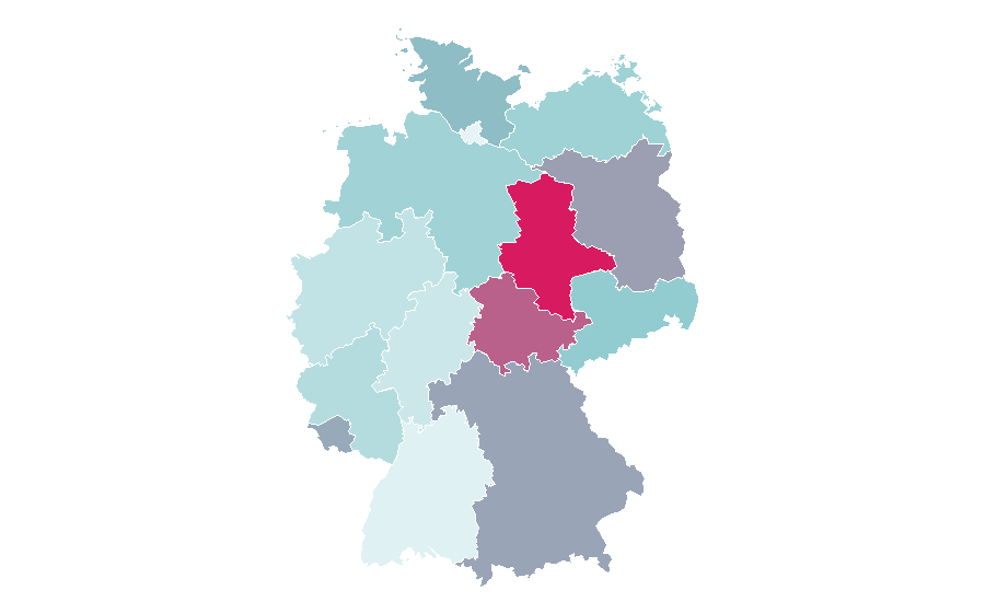 Affinity by region — Gardenscapes, Germany