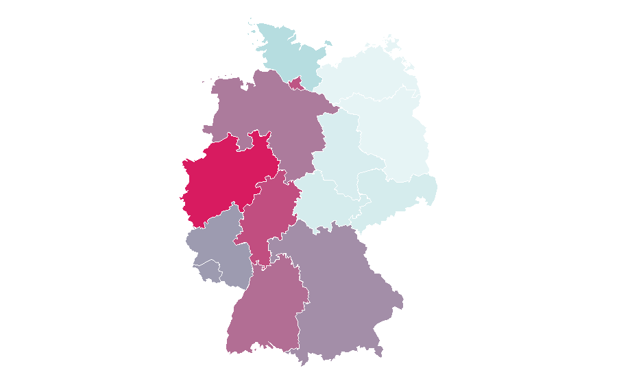 Affinity by region — Gargamel, Germany