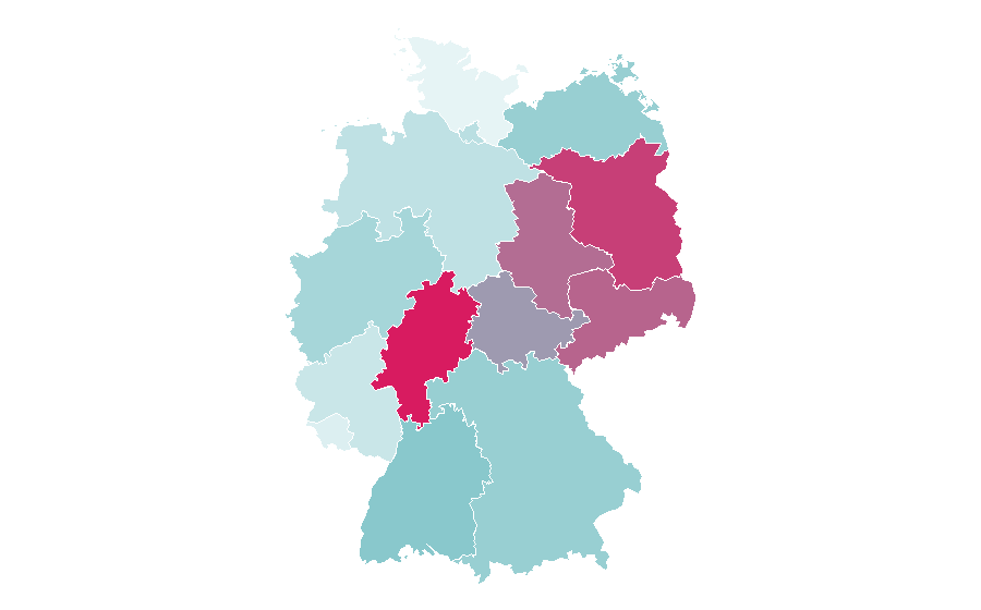 Affinity by region — Garlic, Germany
