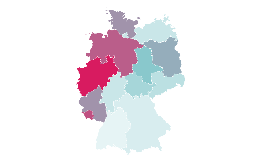 Affinity by region — Gaten Matarazzo, Germany