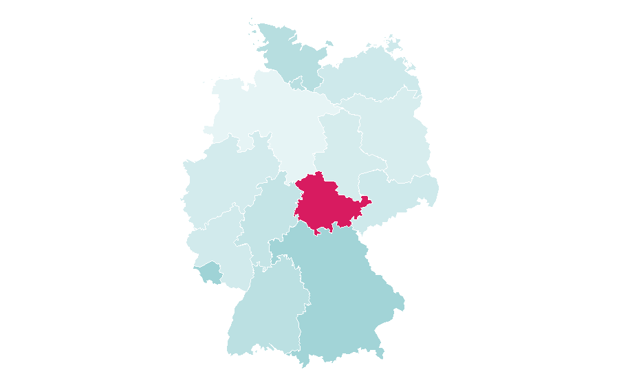 Affinité par région — Gay pride, Allemagne