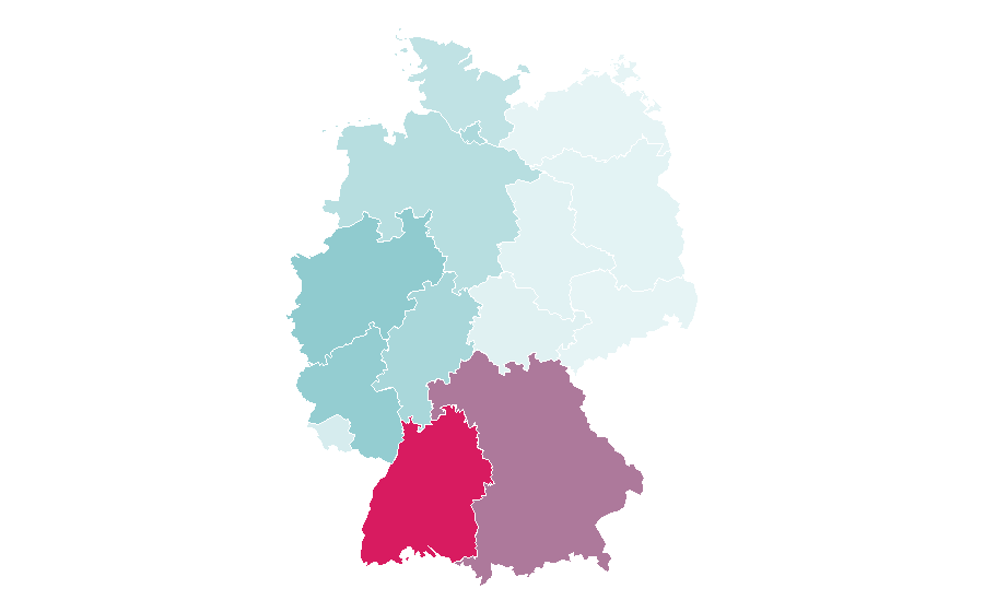 Affinity by region — Gazeta Express, Germany
