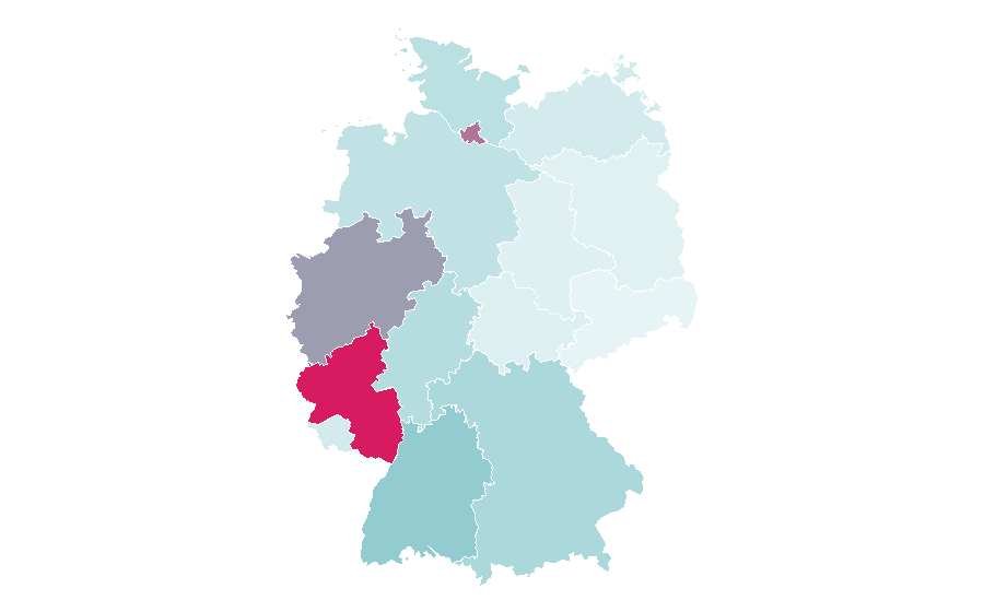 Affinity by region — Gazeta Shqip, Germany