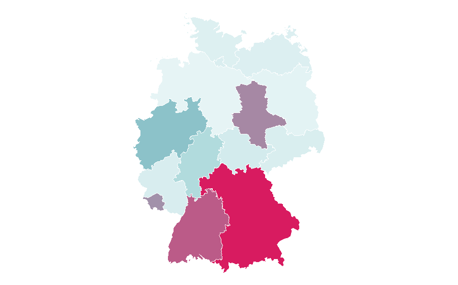 Affinity by region — gazzetta.gr, Germany