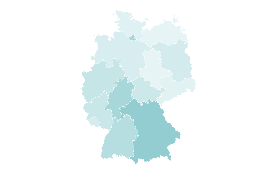 Affinity by region — Gelato, Germany