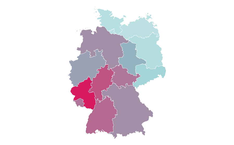Affinity by region — Gelbe Seiten, Germany