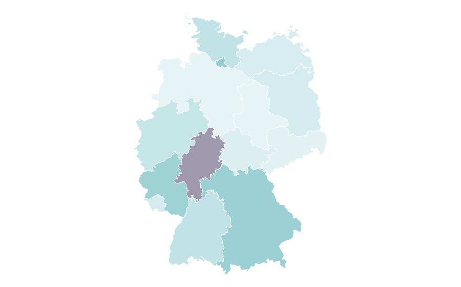 Affinité par région — Gemstone, Allemagne