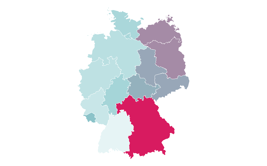 Affinity by region — Gemütlichkeit, Germany