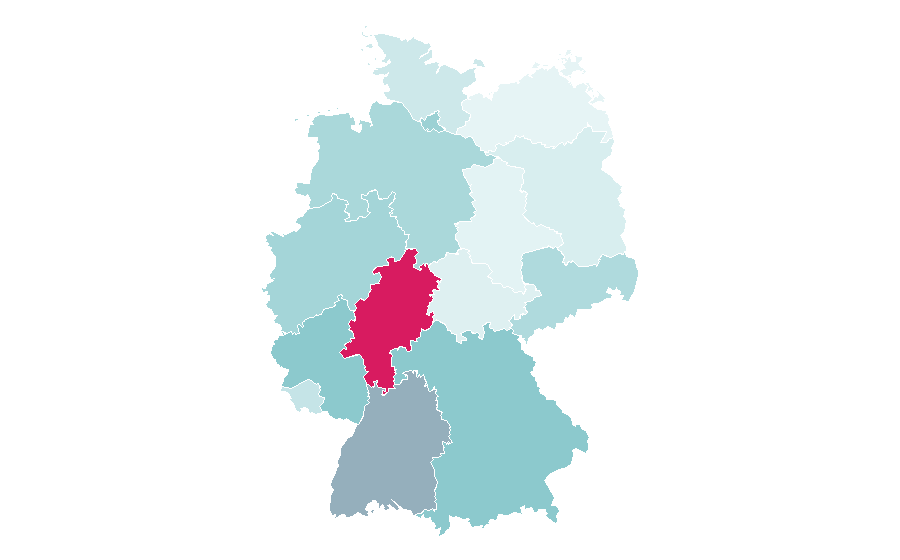 Affinity by region — Génesis (band), Germany