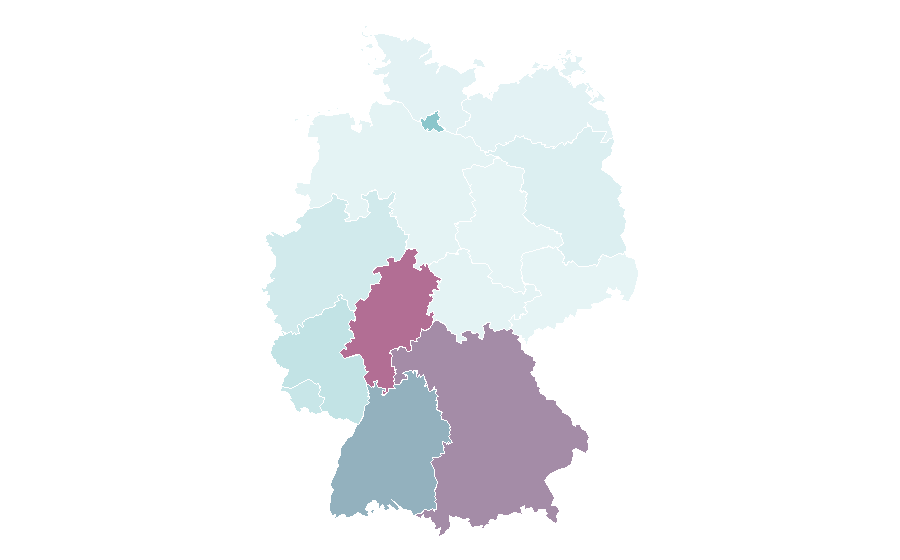 Affinity by region — Genoa, Germany