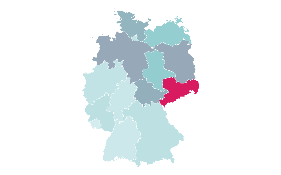 Affinity by region — Geocaching, Germany