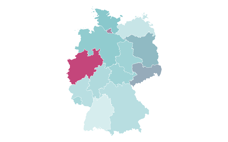 Affinity by region — George Michael, Germany