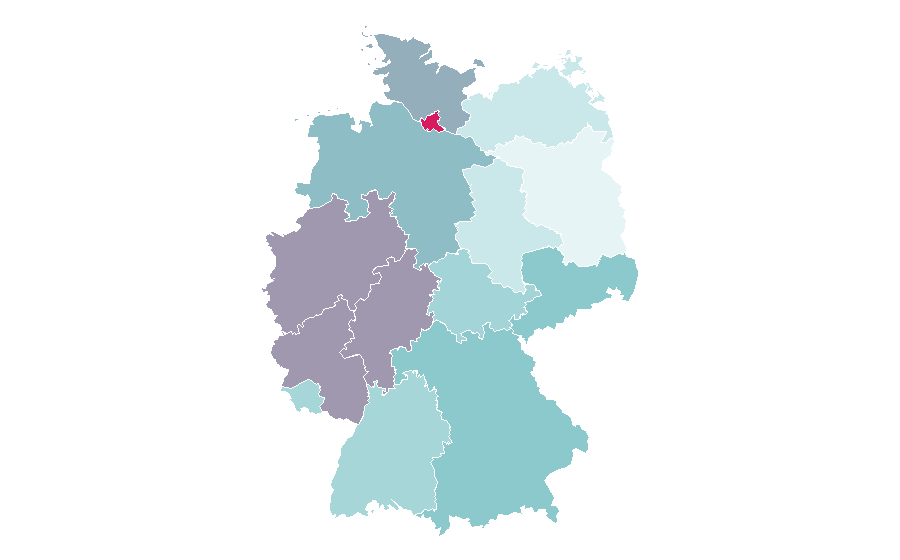 Affinity by region — George R. R. Martin, Germany