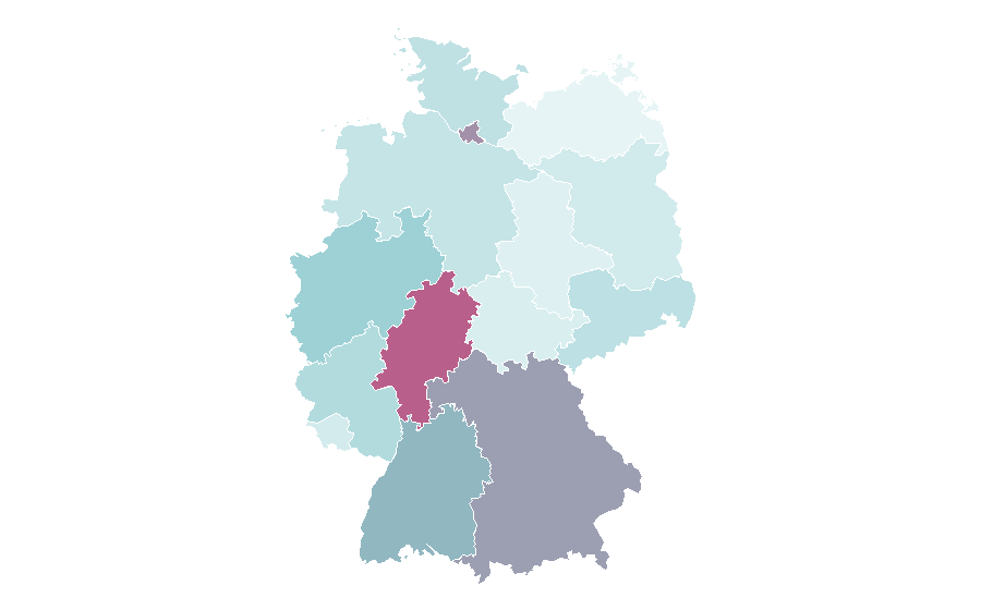 Affinity by region — George Soros, Germany