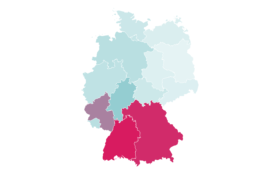 Affinity by region — Georges St-Pierre, Germany