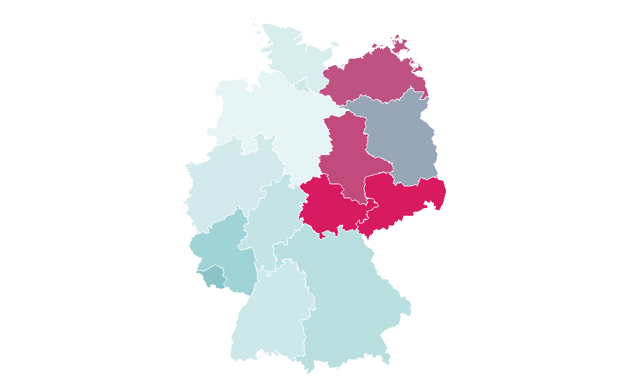 Affinity by region — Gérard Depardieu, Germany
