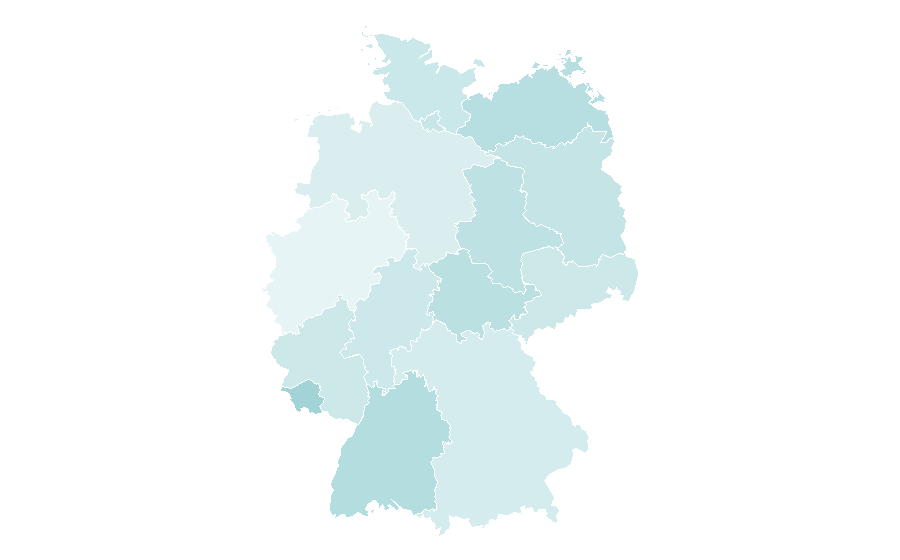 Affinity by region — German University in Cairo, Germany