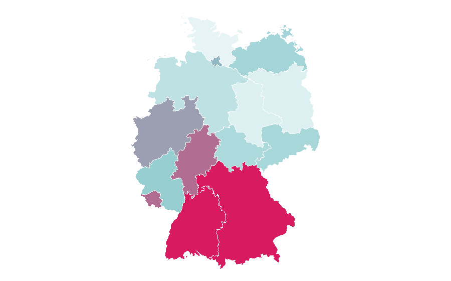 Affinity by region — ghd, Germany