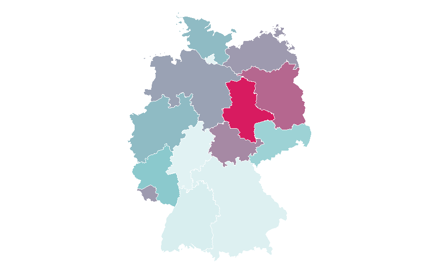 Affinity by region — Ghost Whisperer, Germany