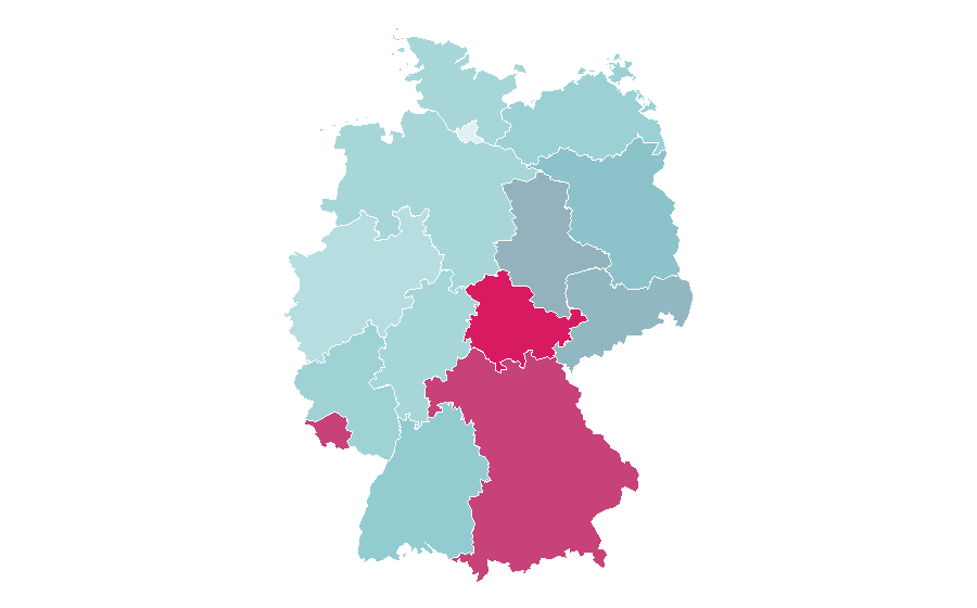Affinity by region — Gianna Nannini, Germany