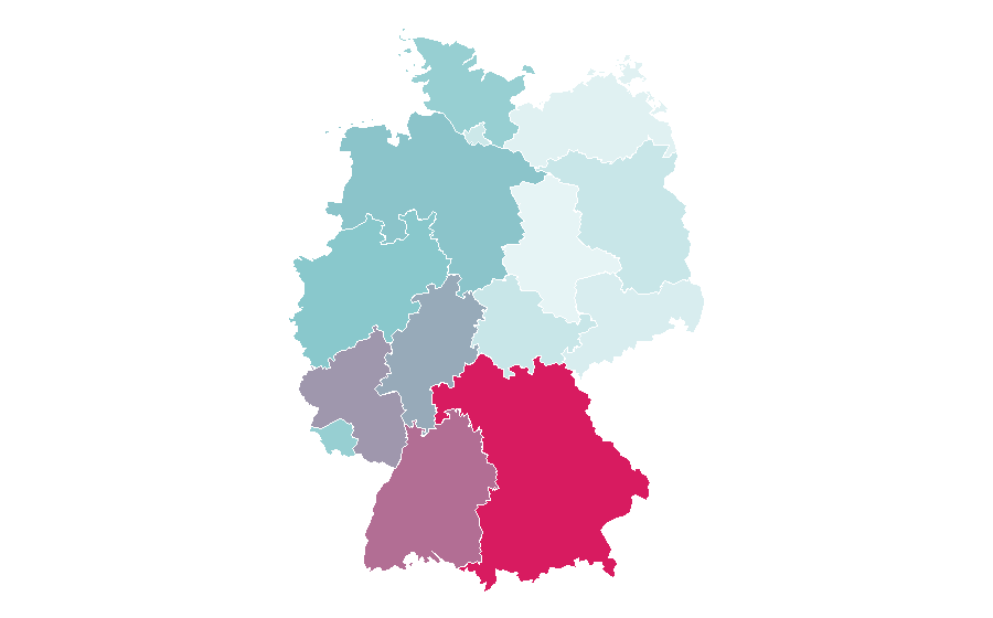 Affinity by region — Giesswein, Germany