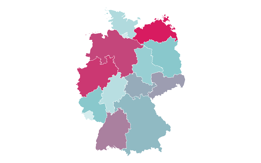 Affinity by region — Gift (visual novel), Germany