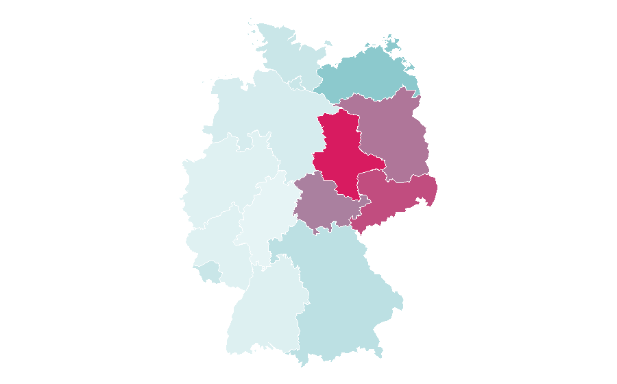 Affinity by region — Gigi D'Agostino, Germany