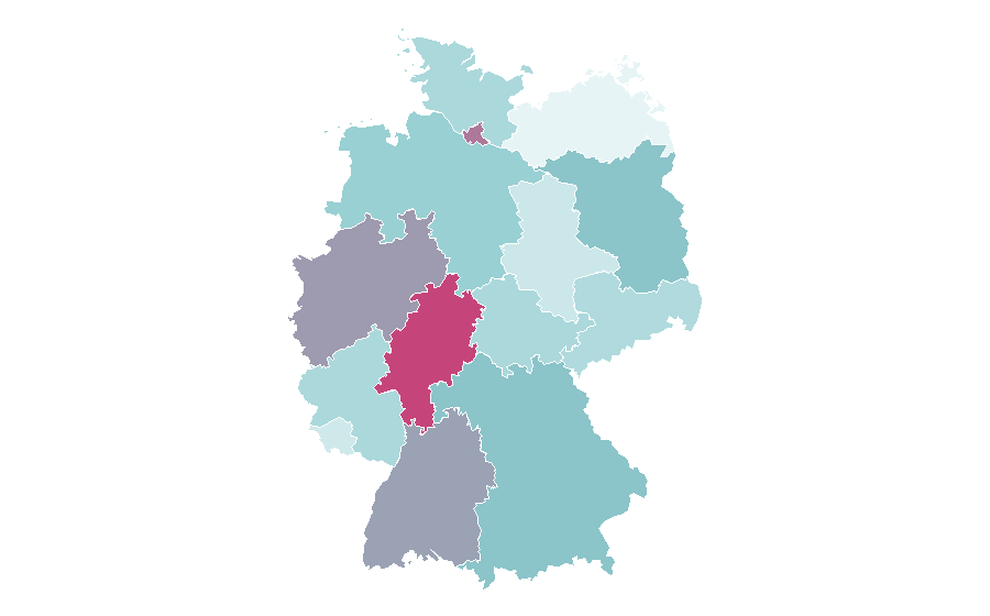 Affinity by region — Gillette (brand), Germany