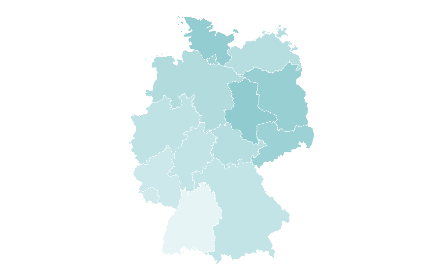 Affinity by region — Gillian Anderson, Germany