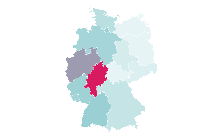 Affinity by region — Gin Tama, Germany