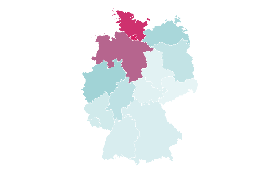 Affinity by region — Giovanni di Lorenzo, Germany