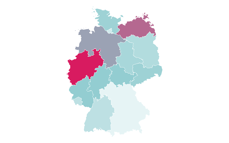 Affinity by region — Girl group, Germany