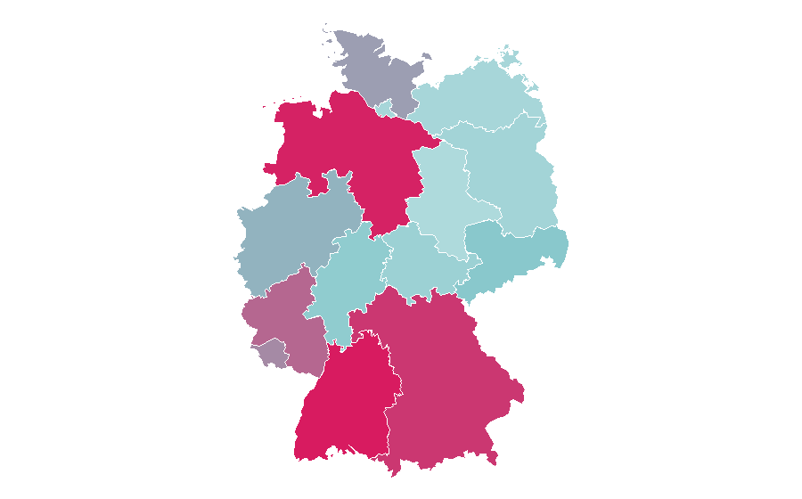 Affinité par région — Giulia Gwinn, Allemagne
