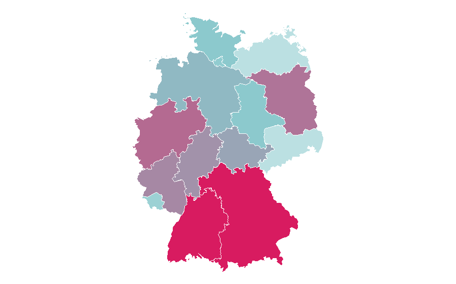 Affinity by region — Glamira, Germany