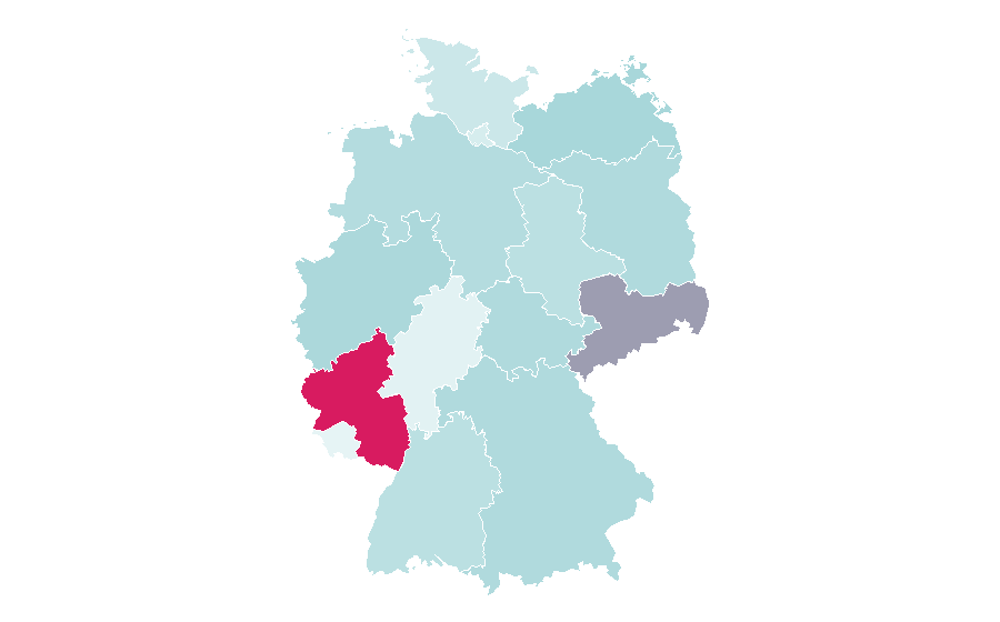 Affinity by region — Gnu, Germany