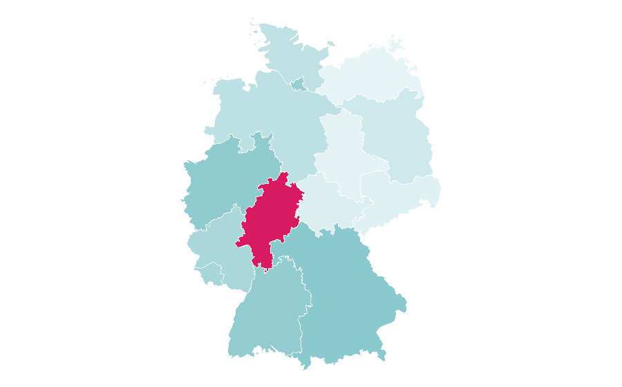 Affinity by region — Goat, Germany