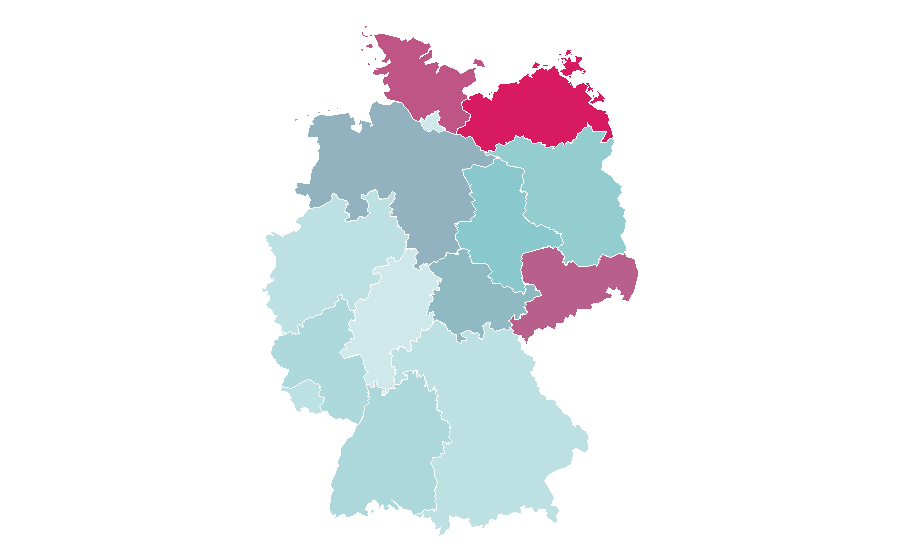 Affinity by region — GoFundMe, Germany