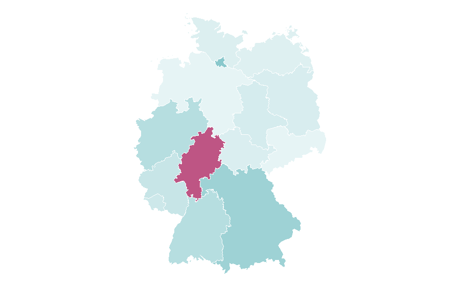 Affinity by region — Gold Jewelry, Germany