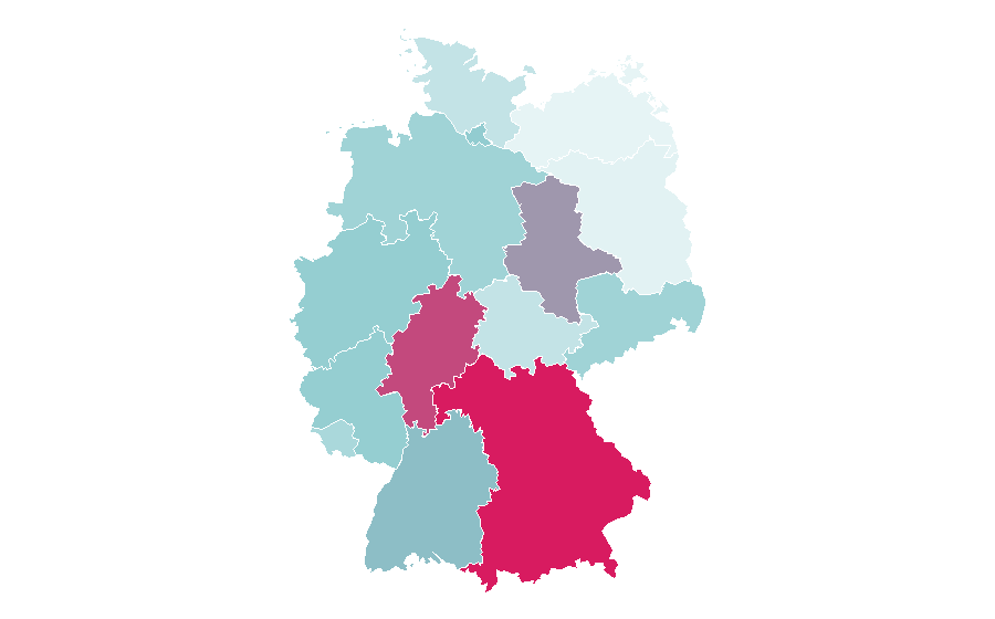 Affinity by region — Gold mining, Germany